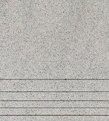 Керамогранит СТУПЕНЬ Квадро Декор Соль-Перец серый матовый, 300*300*7мм, 1,53м2/уп, 73,44м2/под картинка