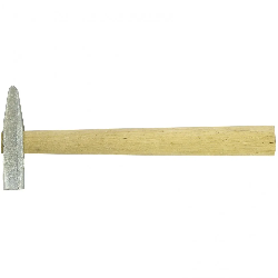 Молоток слесарный 200 г квадратный боек, деревянная рукоятка СИБРТЕХ картинка
