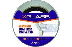 Скотч алюминиевый 50мм х 50  м  36 шт/уп X-Glass картинка