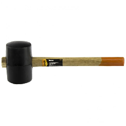 Киянка резиновая 910 г, черная резина, деревянная ручка Sparta картинка