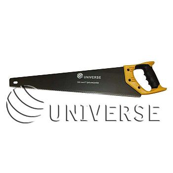 Ножовка по дереву UNIVERSE , 500мм,  7-8 TPI, ЗУБ - 2D, 2-х компонентная ручка  (24 шт/кор,6шт/упак) картинка