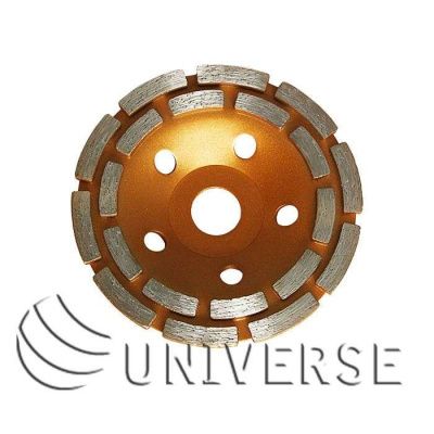Чашка алмазная зачистная 125 мм, двухрядная  UNIVERSE  фото