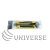 Нож малярный UNIVERSE 18 мм , с мет.направляющей, авто фиксация,резино-пластиковый корпус (240 шт/к) фото