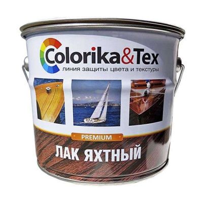 Лак яхтный полуматовый Colorika&Tex (2,7 л) фото